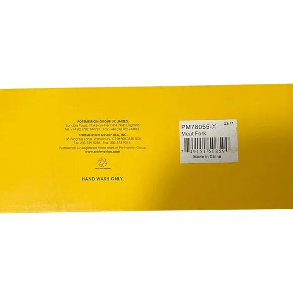 Portmeirion Pomona Salad Servers & Meat Fork Set In Gift Boxes NEW - Picture 9 of 12